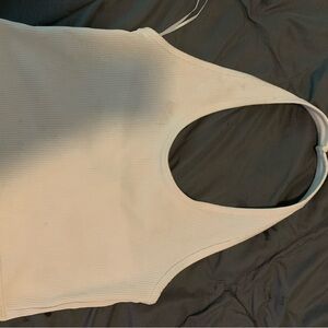 Women's Cream Halter Top